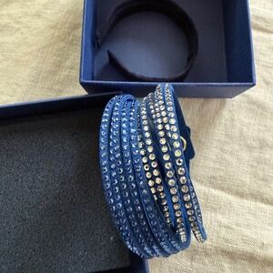Swarovski Crystal 2 in 1 Slake Wraparound Bracelet